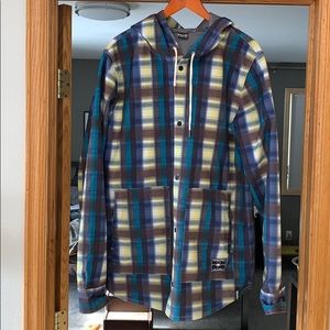 Volcom Olympia Flannel, size mens Large